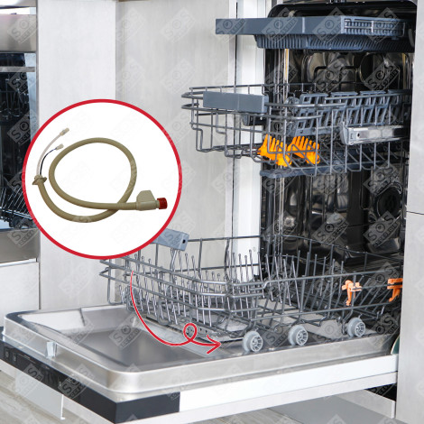TUBO DI ALIMENTAZIONE AQUASTOP 1,5M LAVASTOVIGLIE - 8072506044, 8072506176