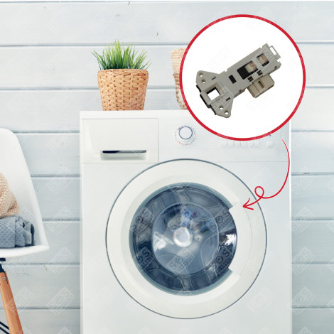 SICUREZZA DELLA PORTA, CHIUSURA, SERRATURA ORIGINALE LAVATRICE - 52X0984, AS0031771