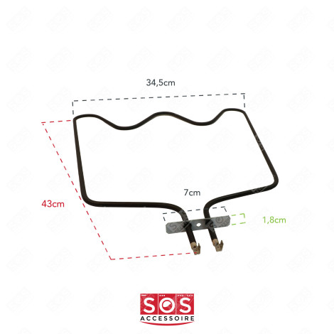 RÉSISTANCE DE SOLE 1150W FORNI, FORNELLI ELETTRICI E A GAS - 480121101147