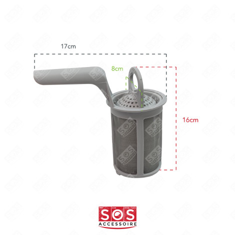 FILTRO CILINDRICO LAVASTOVIGLIE - 50297774007, 1118754009