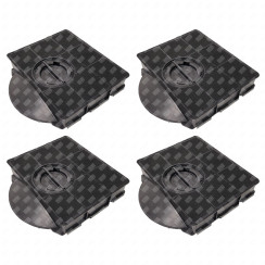 Set di 4 filtri rettangolari al carbone FAT303 tipo 303 215X205X43 mm
