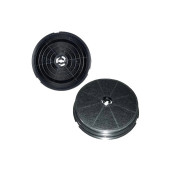 Set di due filtri a carbone tondi tipo 180 CR300 190X40 mm