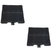 Lotto di due filtri a carbone 230X215X22 mm