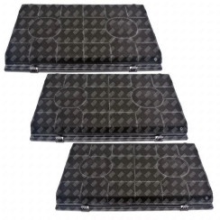 Set di tre filtri a carbone tipo 190 FAT190 originale