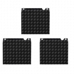 Set di tre filtri a carbone tipo 15 originale 230x210x30 mm