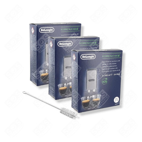 SET DI 3 SCATOLE ECODECALK MINI 100ML CON SPAZZOLA DI PULIZIA MACCHINA DA CAFFÃ, CAFFETTIERA - 5513295981