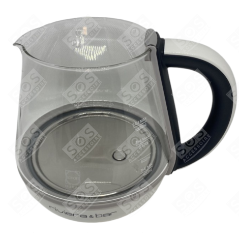 BROCCA IN VETRO TEMPERATO 1 LITRO MACCHINA DA CAFFÃ, CAFFETTIERA - 500682256