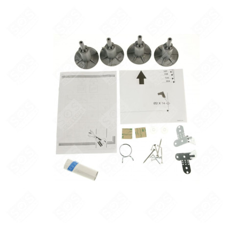 KIT DE MONTAGE PORTE LAVASTOVIGLIE - 1784430081, 1784430234