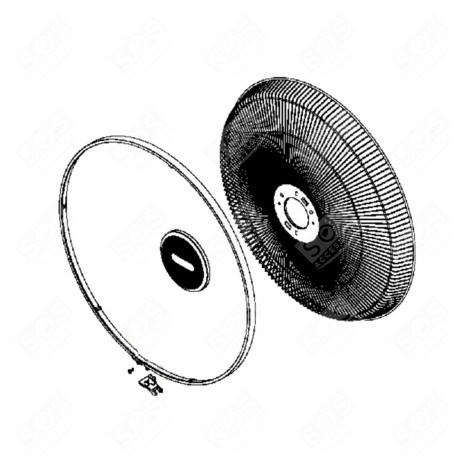 GRIGLIA ANTERIORE VARI PICCOLI ELETTRODOMESTICI - SS-4100000693, SS4100000693