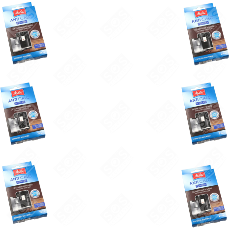 CONFEZIONE DI 6 DECALCIFICANTI RAPIDI (POLVERE) BISTRO 2X 40GR MACCHINA DA CAFFÃ, CAFFETTIERA - 6762512