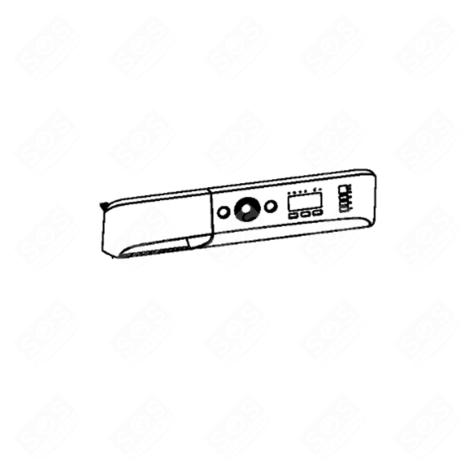 PANNELLO DI CONTROLLO CON MANIGLIA LAVATRICE - C00630774