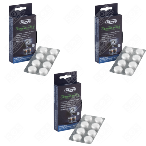 SET DI 3 PASTIGLIE PER LA PULIZIA MACCHINA DA CAFFÃ, CAFFETTIERA - AS00002139