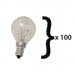 Set di 100 lampadine E14 40W 300°C