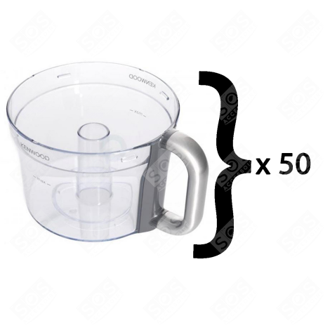 SET DI 50 CIOTOLE NUDE PER AT647 ROBOT DA CUCINA E CUOCITUTTO - KW715905, AS00005349