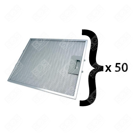 SET DI 50 FILTRI IN METALLO (ANTI-GRASSO) 267X305MM ORIGINALI CAPPA ASPIRANTE - C00242705, C00280008