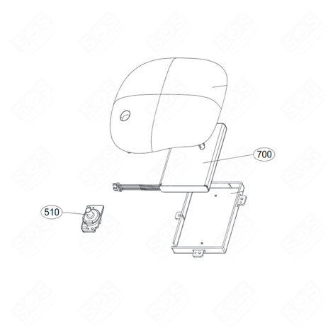 SCHEDA PRINCIPALE (RIFERIMENTO 510) VIDEOPROIETTORI E PROIETTORI - EBT63749701, EBT64113201