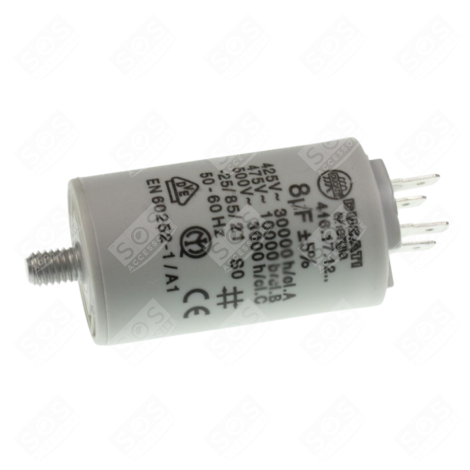 CONDENSATEUR 8MF CBB65A-1 ASCIUGATRICE - 00330506020B, 49052987