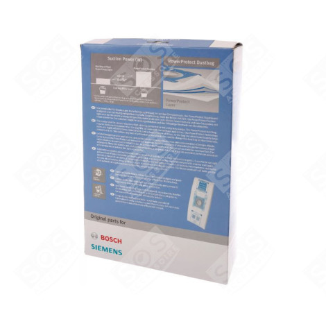 CONFEZIONE DI 5 SACCHETTI G-ALL ORIGINALE ASPIRAPOLVERE - 00577549