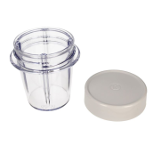 Ciotola con coperchio grigio chiaro