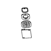 Scheda elettronica con pulsante nero