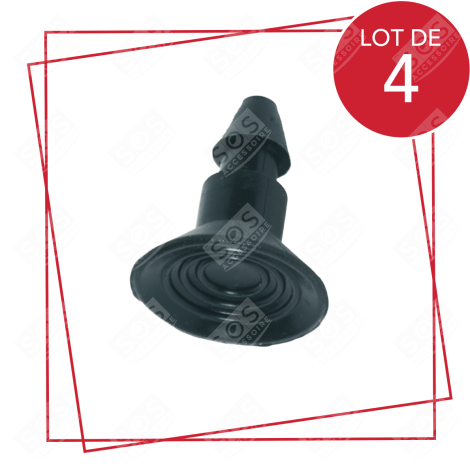 SET DI 4 PIEDINI ROBOT DA CUCINA E CUOCITUTTO - FS-9100033466, FS9100033466