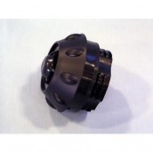 Tappo nero per thermos in alluminio