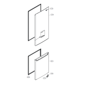 Porta parte frigorifero (riferimento 231A)