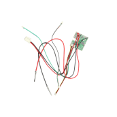 Scheda elettronica con cablaggi