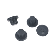 Set di 4 pattini neri