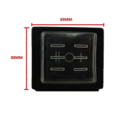 Interruttore 6 terminali 3 posizioni tavola da stiro 35 x 30 mm