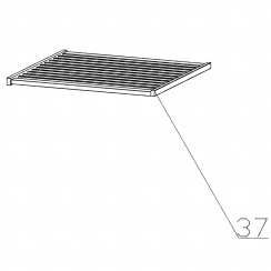 Mensola in legno (riferimento 37)