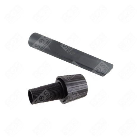 BOCCHETTA PIATTA CON RIDUTTORE UNIVERSALE COMBINATO PER TUTTI I DIAMETRI ASPIRAPOLVERE - CVE, AUC32