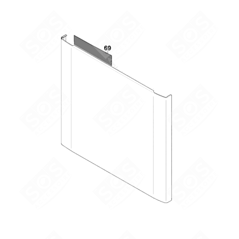PANNELLO ISOLANTE (CODICE 69) LAVASTOVIGLIE - 41017649