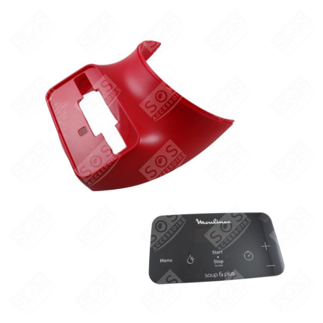 QUADRANTE ROSSO CON ETICHETTA A PULSANTI FRULLATORE - SS-1530000925, SS1530000925