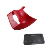 Quadrante rosso con etichetta a pulsanti