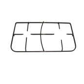 Griglia nera 2 fuochi