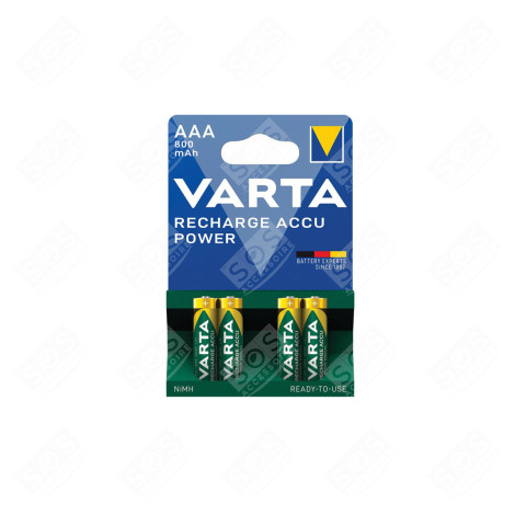 SET DI 4 BATTERIE RICARICABILI NIMH AAA LR03 ACCESSORI E PRODOTTI - 56703101404