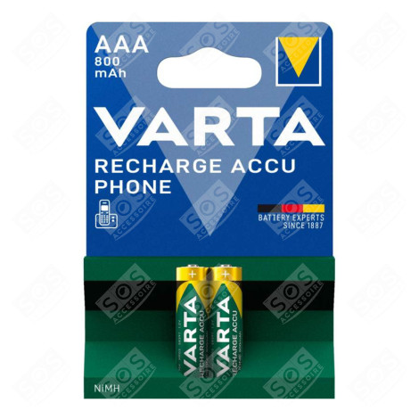 SET DI 2 BATTERIE RICARICABILI AAA LR03 NIMH 800MAH ACCESSORI E PRODOTTI - 58398101402