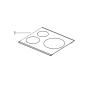 Piano in vetroceramica (riferimento 6)