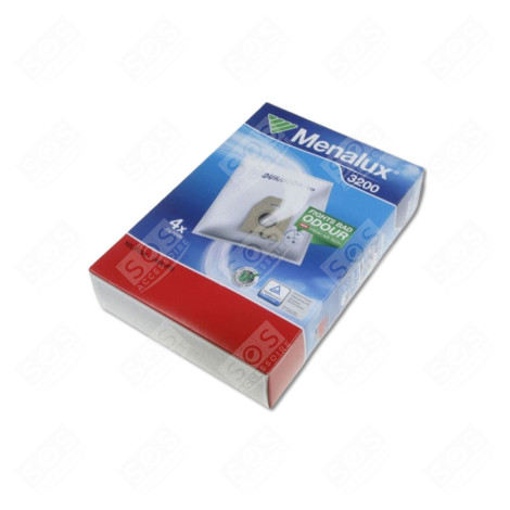 CONFEZIONE DI 4 SACCHETTI MENALUX 3200 ASPIRAPOLVERE - 9001961490