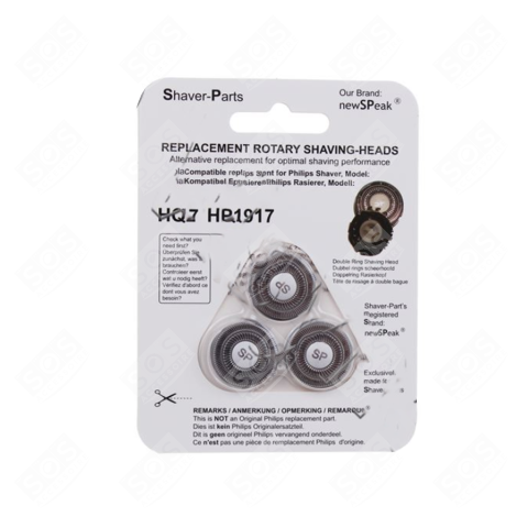 TESTINA DI RASATURA HQ2 HP1917 RASOI, TAGLIACAPELLI - 4313042526305, HQ2