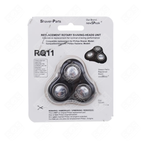 TESTINA DI RASATURA RQ11 RASOI, TAGLIACAPELLI - RQ11