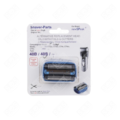 TÊTE DE RASAGE COOLTEC  40B RASOI, TAGLIACAPELLI - 81671689