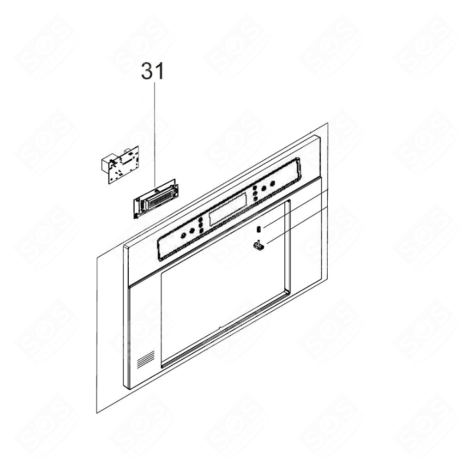 SCHEDA DI CONTROLLO FORNI, FORNELLI ELETTRICI E A GAS - 482000098772
