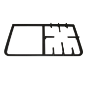 Griglia a gas, piastra