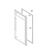 Guarnizione porta (Parte frigorifero) originale riferimento 460