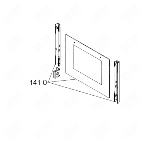 VETRO DEL FORNO FORNI, FORNELLI ELETTRICI E A GAS - 481010397365