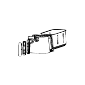 Insieme cassetto, cestello sinistro