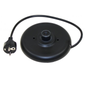 Base nera con cavo di alimentazione