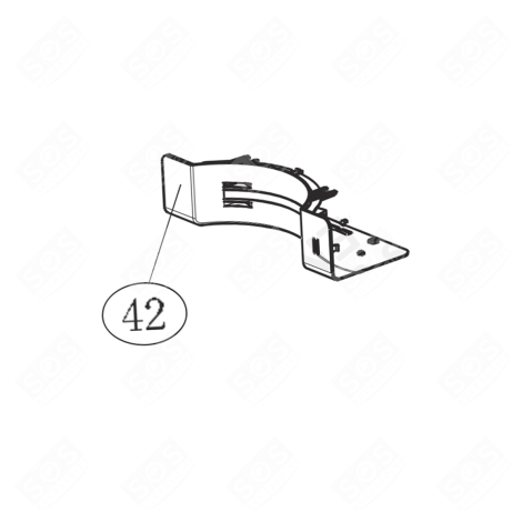 GRIGLIA ARIA FRIGORIFERO, CONGELATORE - 0060840841B, 49046235